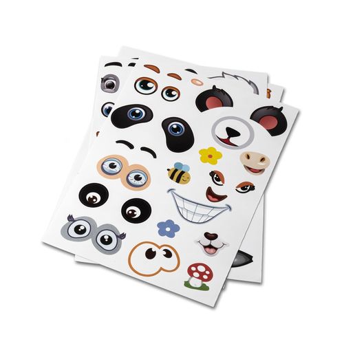 MADAGASCAR. Zestaw naklejek z sześcioma arkuszami MADAGASCAR. Zestaw naklejek z sześcioma arkuszami