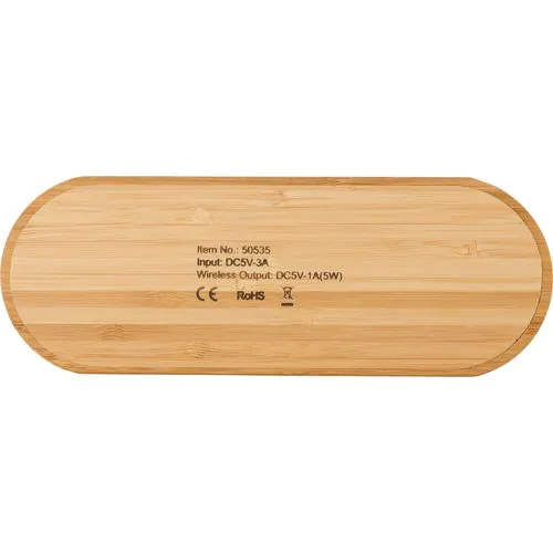 Bamboo wireless charger Tatum