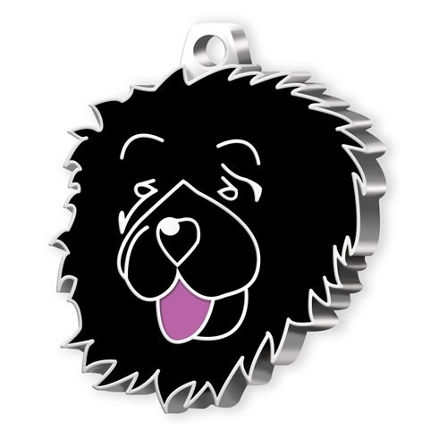 DOG TAG CHOW CHOW BLACK