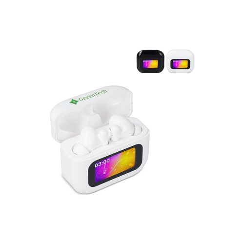 Auriculares ANC inalámbricos con control de pantalla táctil LCD