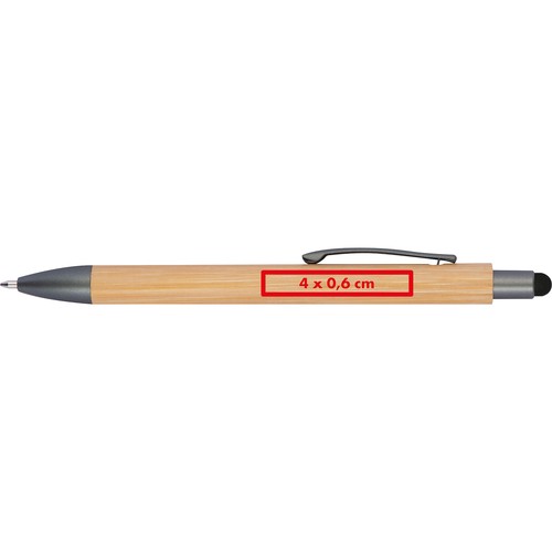 Ballpen with bamboo coating Ballpen with bamboo coating