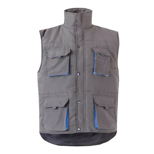 VL NERGAL. Padded vest, two-tone, multi-pocket (120g/m²), in polyester (100%) VL NERGAL. Padded vest, two-tone, multi-pocket (120g/m²), in polyester (100%)