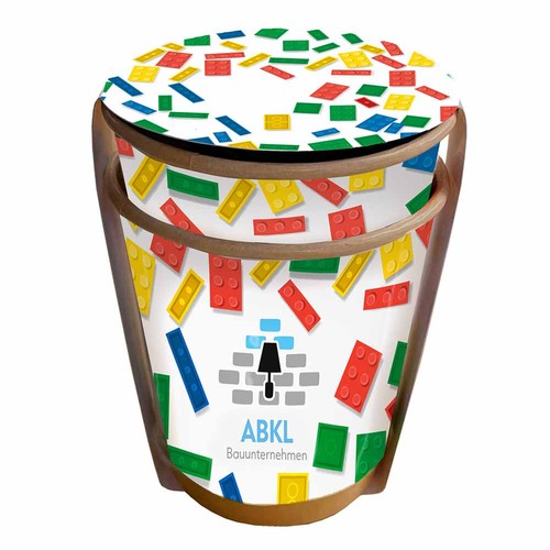 Papieren beker telefoon - individueel - digitale bedrukking 4/0-c