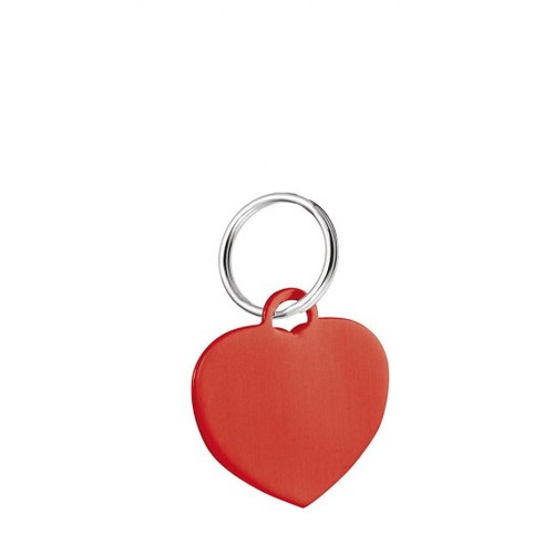 PENDENTIF COEUR ROUGE - 25x22 mm
