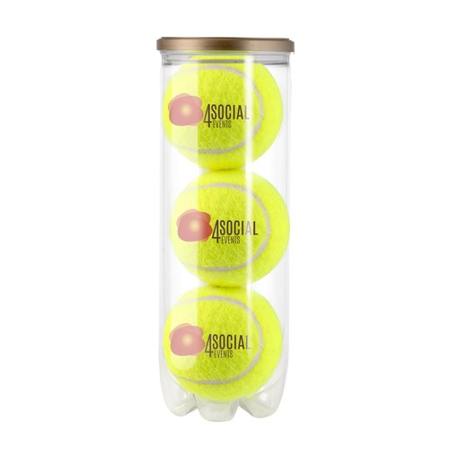 Tube tennis balls