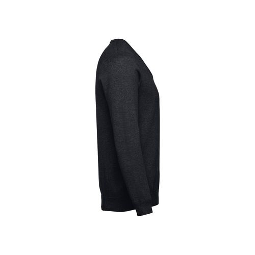 THC MILAN. Pullover da uomo con scollo a V in cotone e poliammide