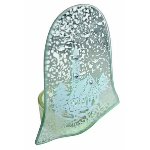 PORTE-BOUGIE CHAUFFE-PLAT VERRE CLOCHE