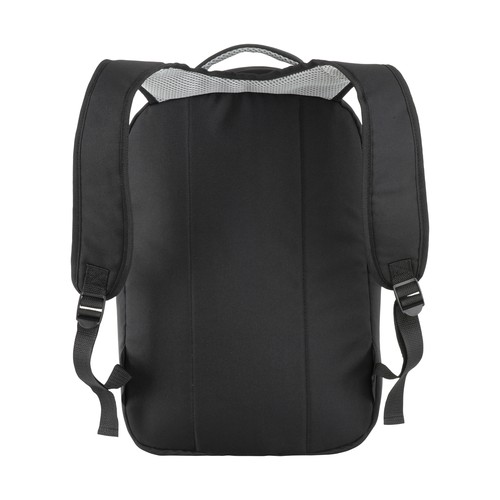 600D polyester PC backpack. Main laptop pocket and 3 front pockets. Breathable material 600D polyester PC backpack. Main laptop pocket and 3 front pockets. Breathable material