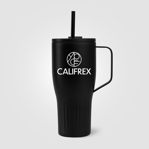 Tumbler Majesty in acciaio inossidabile riciclato con cannuccia - 890 ml
