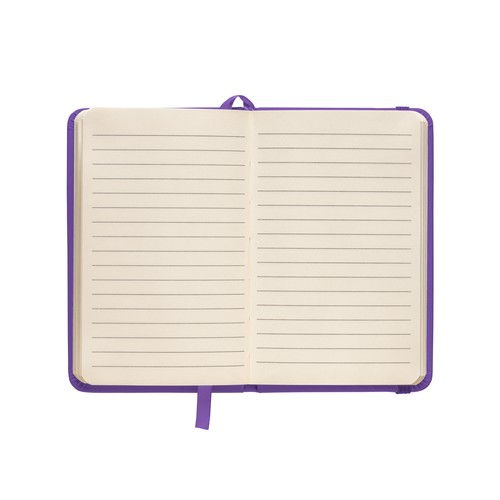 Bloc-notes avec couverture PU et élastique pour fermeture Bloc-notes avec couverture PU et élastique pour fermeture