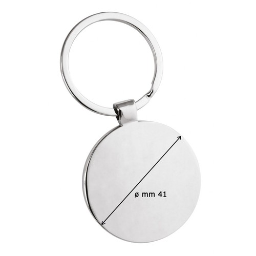 PORTE-CLES ROND CREUX - SANS BOITE