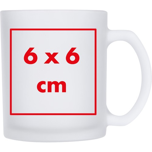 Glass coffee mug Geneva