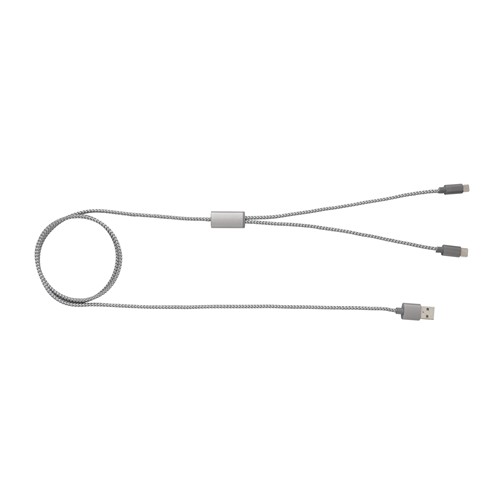 3-in-1 gevlochten nylon kabel
