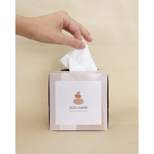 Caja de pañuelos cuadrada Caja de pañuelos cuadrada