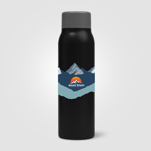 Bouteille Breeze pour boissons gazeuses en Acier Inoxydable Recyclé - 590 ml