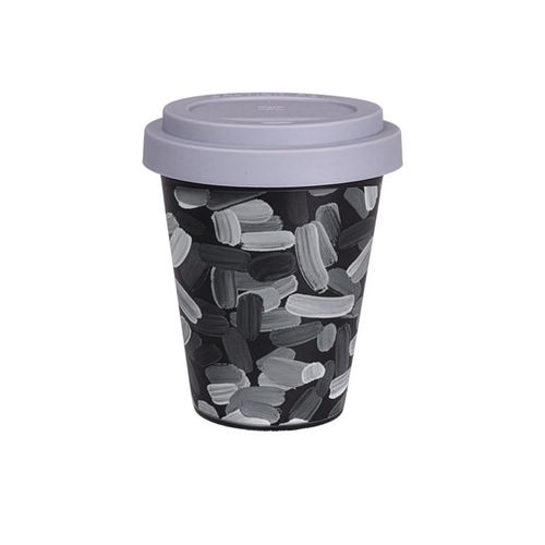 Mug Freedom Small Classic 200ml satin black/gray Mug Freedom Small Classic 200ml satin black/gray