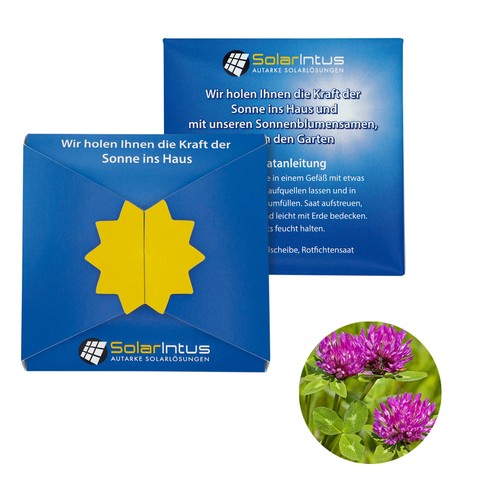 Closure – Star Seed Card - Meadow clover Closure – Star Seed Card - Meadow clover