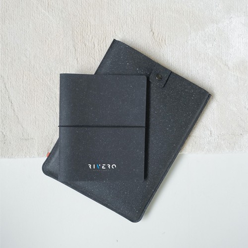 Recycled Leather Laptop Sleeve 14"