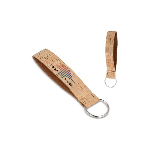 Cork wrist strap with keyring Cork wrist strap with keyring