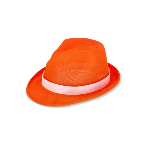 Polyester hat with band