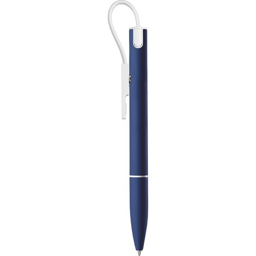 * PENNA A SFERA CON CAVETTO 2 IN 1 IN METALLO E PLASTICA * PENNA A SFERA CON CAVETTO 2 IN 1 IN METALLO E PLASTICA