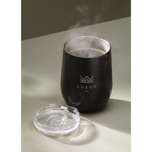 Huevo RCS Recycled Steel Cup 350 ml thermosbeker Huevo RCS Recycled Steel Cup 350 ml thermosbeker