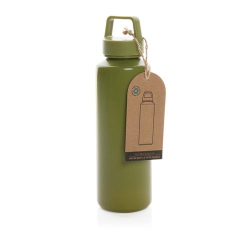 Bouteille 500ml en PP recyclé RCS et avec poignée Bouteille 500ml en PP recyclé RCS et avec poignée