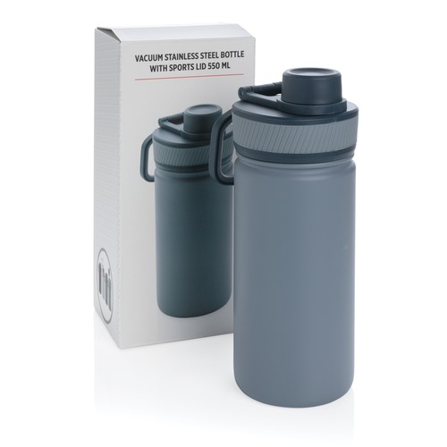 Vacuum stainless steel bottle with sports lid 550ml Vacuum stainless steel bottle with sports lid 550ml