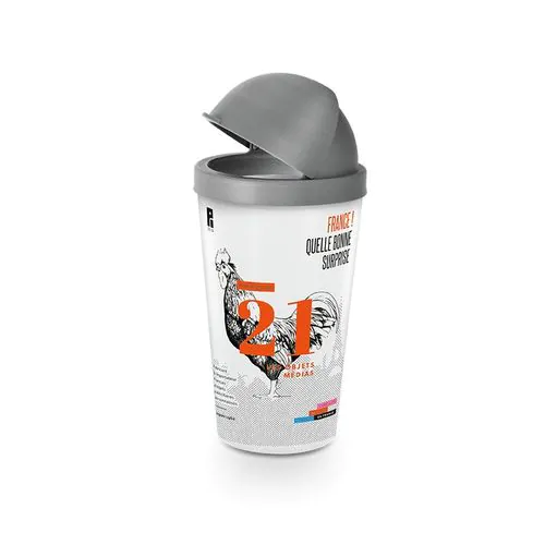 COUVERCLE DE POUBELLE + GOBELET 60 CL COUVERCLE DE POUBELLE + GOBELET 60 CL