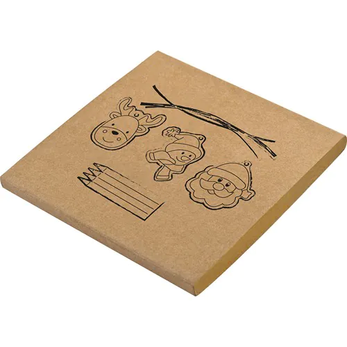 Christmas tree tag painting set