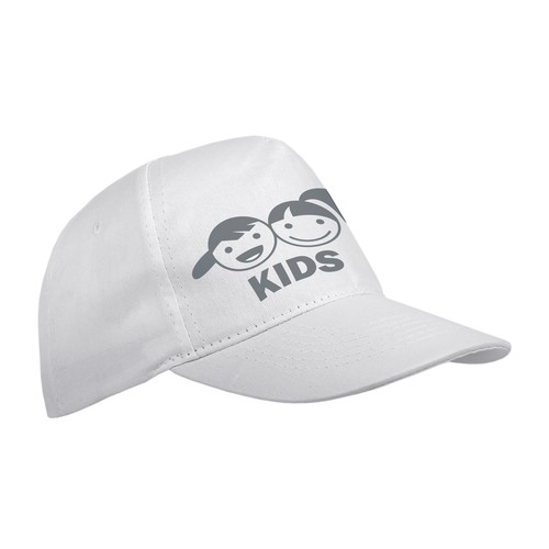 Polyester 5-panel cap with adjustable velcro strap (for kids)