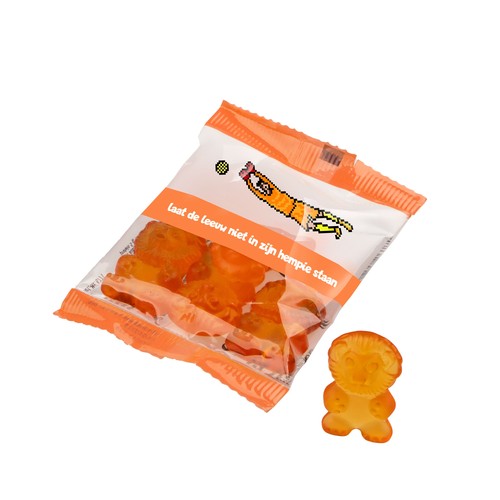 Orange Lions fruit gummies