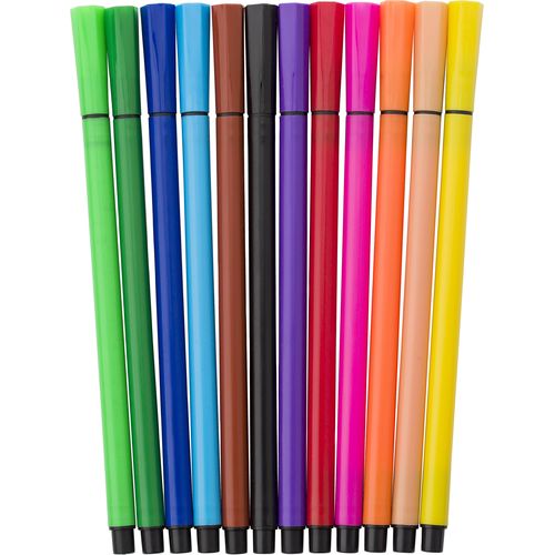 12 water-based felt tip pens Evan
