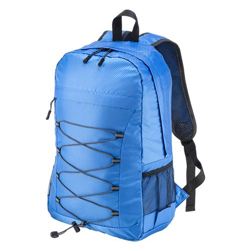 210D RIPSTOP polyester retractable backpack with 4 pockets whome two mesh side pockets