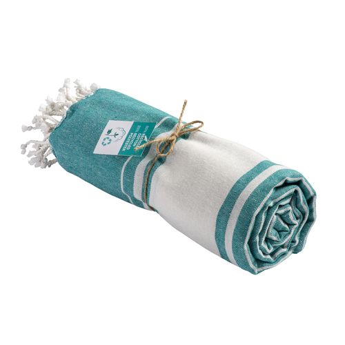 Beach towel /pareo in recycled cotton 180 gr/m2