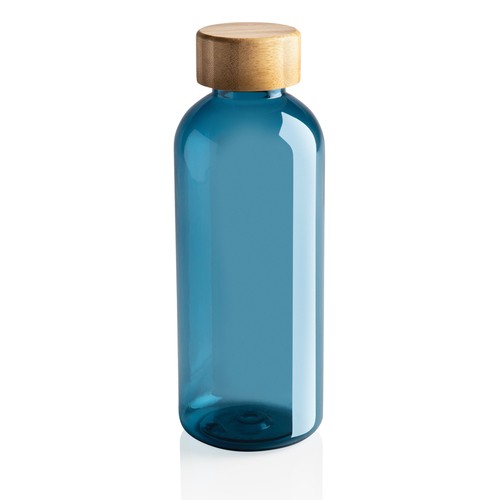Bouteille 600ml en rPET RCS avec couvercle en bambou Bouteille 600ml en rPET RCS avec couvercle en bambou
