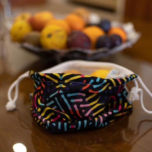 LARGE NET BAG WITH NET AND CUSTOMIZABLE RPET