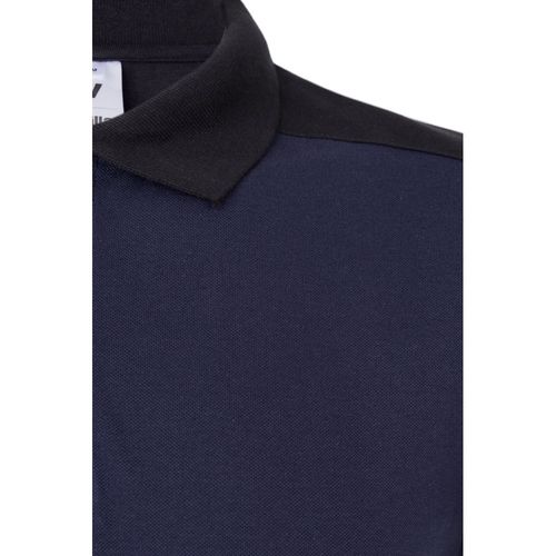 VL VELES. Two-tone stretch piqué polo shirt (200g/m²) with short sleeves, in polyester (96%) and elastane (4%) VL VELES. Two-tone stretch piqué polo shirt (200g/m²) with short sleeves, in polyester (96%) and elastane (4%)