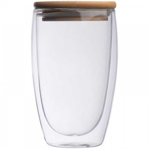 Double-walled glass with 500 ml filling capacity Double-walled glass with 500 ml filling capacity