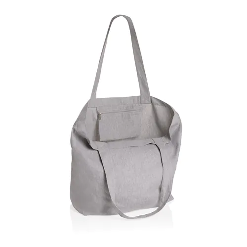Impact Aware™ re-canvas shopper met vakje 240gsm ongeverfd Impact Aware™ re-canvas shopper met vakje 240gsm ongeverfd