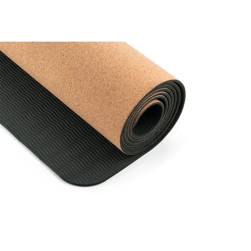 GERES. Exercise mat for yoga made of cork and TPE. Up to 3.7 mm thick GERES. Exercise mat for yoga made of cork and TPE. Up to 3.7 mm thick