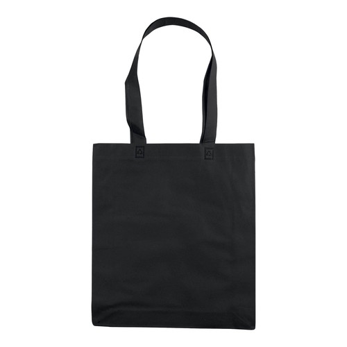 Bolsa de tejido sin tejer termosoldado, asas largas y fuelle Bolsa de tejido sin tejer termosoldado, asas largas y fuelle