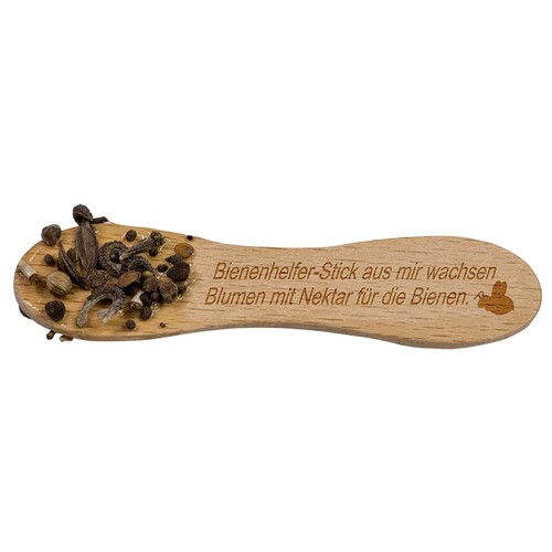 Bee-aid stick with seeds - with standard engraving