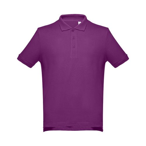 THC ADAM. Polo da uomo in cotone a maniche corte THC ADAM. Polo da uomo in cotone a maniche corte