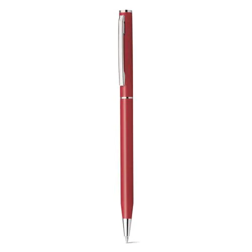 LESLEY METALLIC. Penna a sfera in alluminio con clip e meccanismo a rotazione LESLEY METALLIC. Penna a sfera in alluminio con clip e meccanismo a rotazione