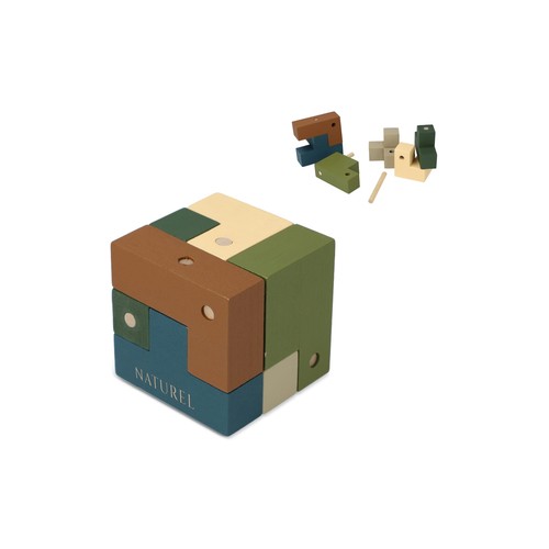 InSideOut Wooden Cube think iq puzzle InSideOut Wooden Cube think iq puzzle