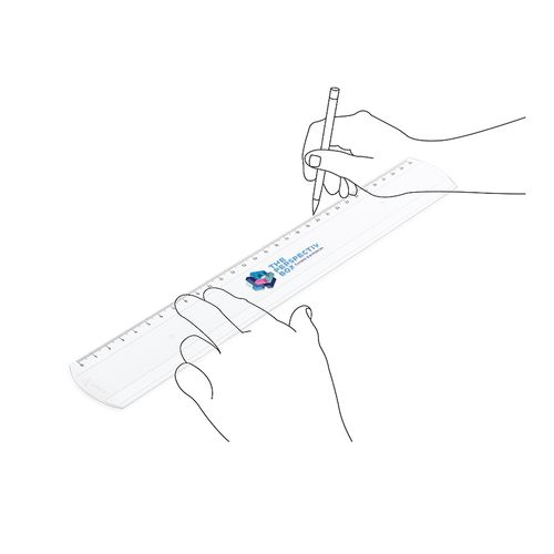 30CM TRANSPARENT PLASTIC RULER (SAN) 30CM TRANSPARENT PLASTIC RULER (SAN)