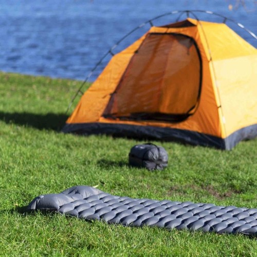 Inflatable mat SAJAMA Schwarzwolf