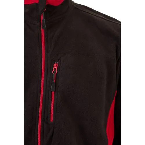 VL GERAS. Tweekleurig fleecejack (220g/m²) van polyester (100%)