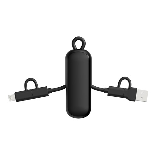Câble 100W porte-clés 4-en-1 Urban Vitamin Dublin Câble 100W porte-clés 4-en-1 Urban Vitamin Dublin